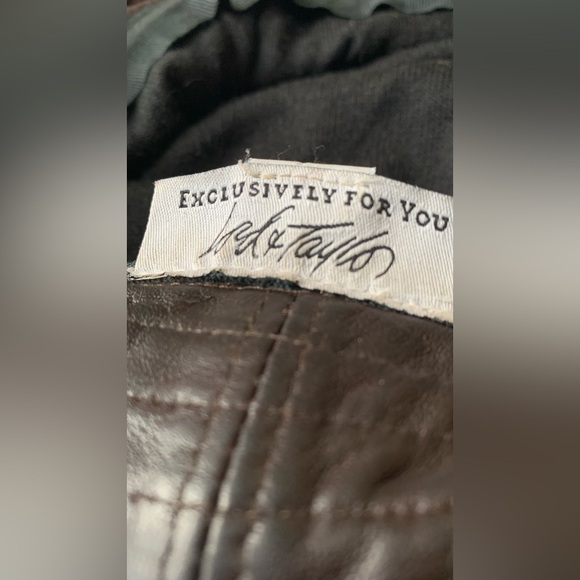 Lord & Taylor made in Italy 🇮🇹 Leather hat - Picture 7 of 15